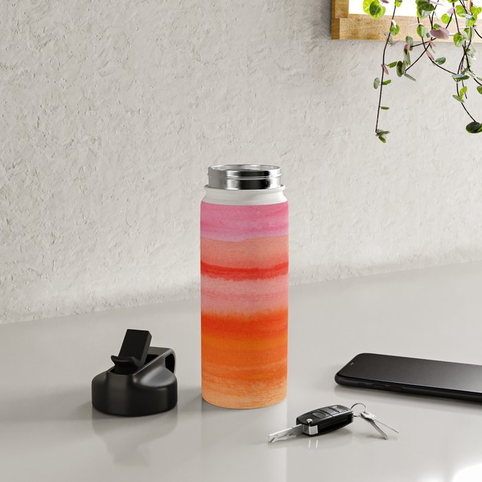 Watercolor Sunset Sky Water Bottle Gallery Image 4