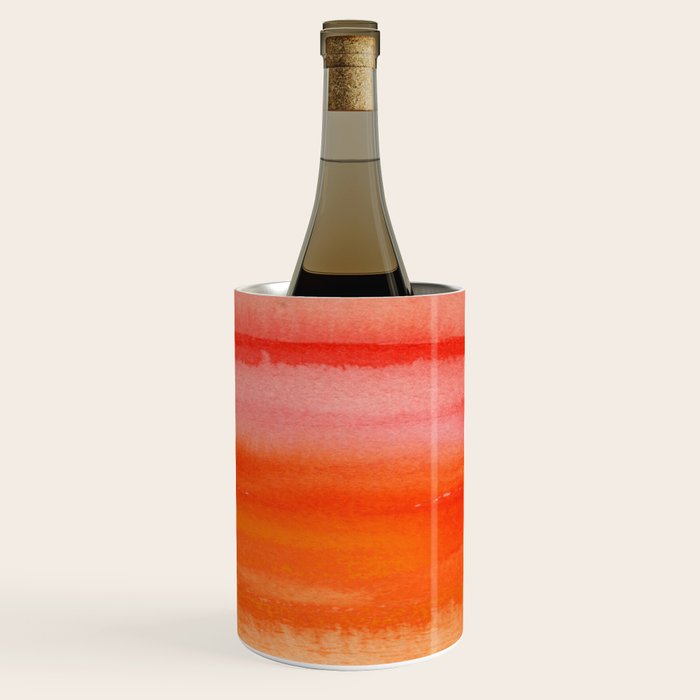 Watercolor Sunset Sky Wine Chiller Gallery Image 3