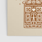 Whimsical Gingerbread Holiday Icons Collection Poster Gallery Image 3