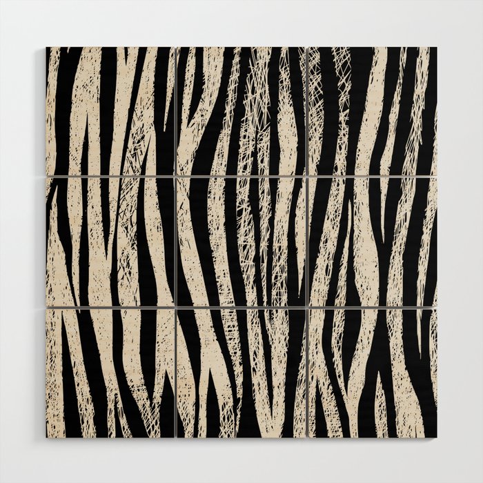 Black Forest Stripes Wood Wall Art Gallery Image 1