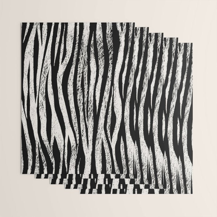 Black Forest Stripes Wrapping Paper Gallery Image 3