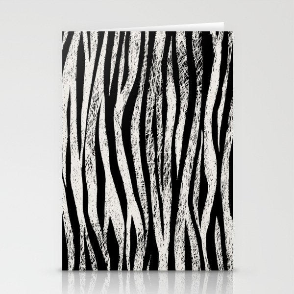 Black Forest Stripes Stationery Card Gallery Image 2