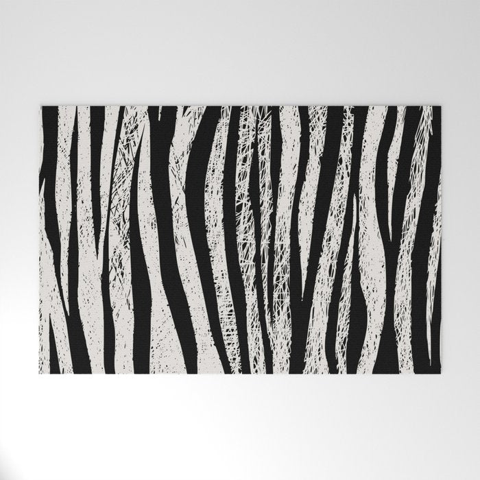 Black Forest Stripes Welcome Mat Gallery Image 1