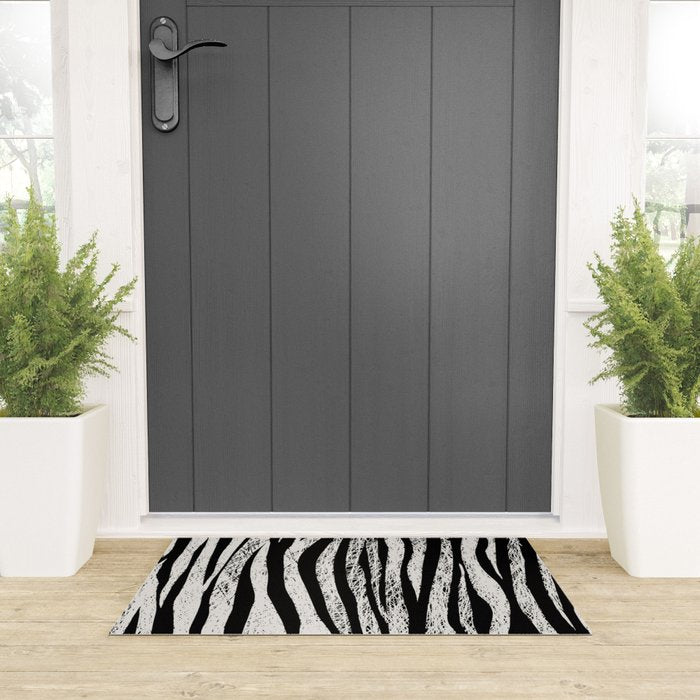 Black Forest Stripes Welcome Mat Gallery Image 3