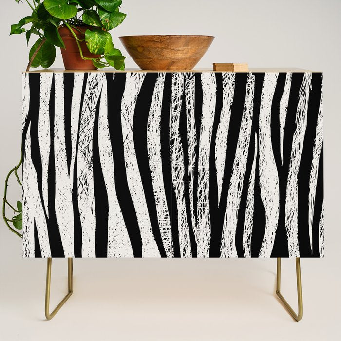 Black Forest Stripes Credenza Gallery Image 1