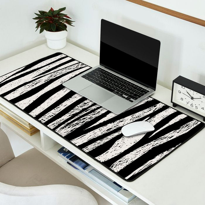 Black Forest Stripes Desk Mat Gallery Image 2