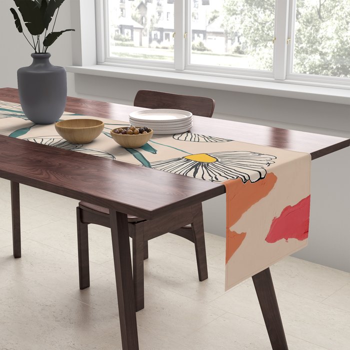 Petals in the Afternoon Sky Table Runner Gallery Image 2