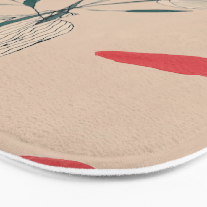 Petals in the Afternoon Sky Bath Mat Gallery Image 3