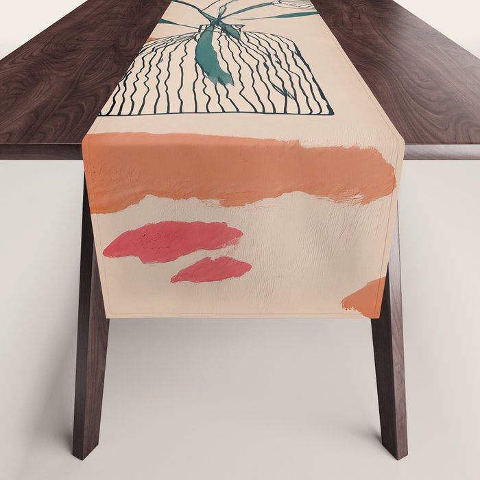 Petals in the Afternoon Sky Table Runner Gallery Image 1