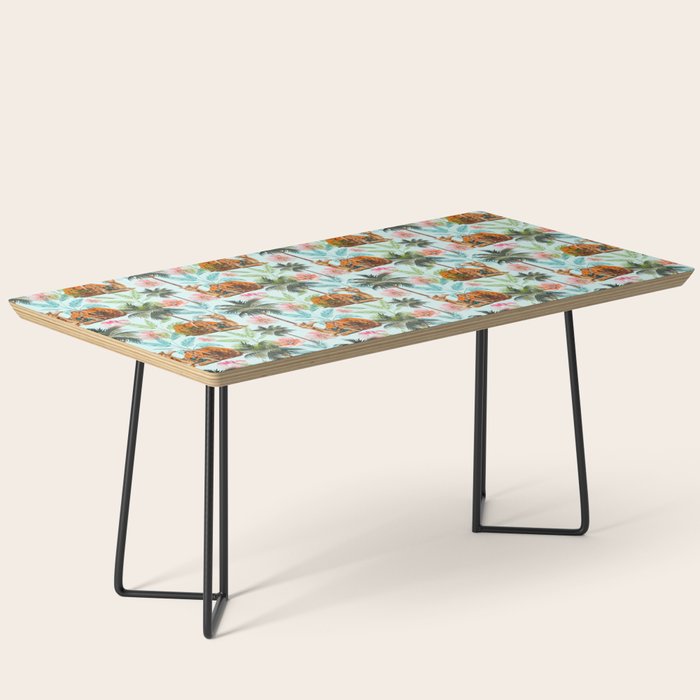 Camel Ride, Modern Bohemian Eclectic Animals, India Culture Travel Palm Desert Painting Coffee Table Gallery Image 1