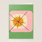Flower Eggs Green-Pink Stationery Card Gallery Image 2