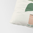 Cat and Plant 13: The Making of Monstera Pillow Sham Gallery Image 4