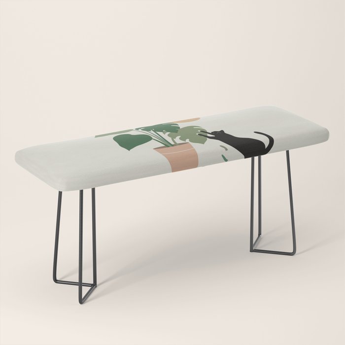 Cat and Plant 13: The Making of Monstera Bench Gallery Image 1