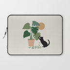 Cat and Plant 13: The Making of Monstera Laptop Sleeve Gallery Image 1