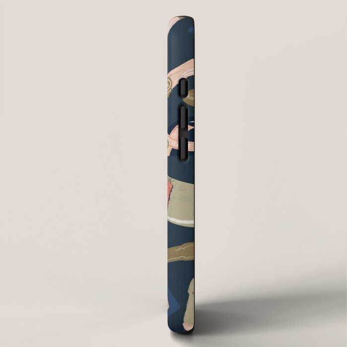 French Champagne Collection - Teal iPhone Case Gallery Image 2