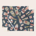 French Champagne Collection - Teal Placemat Gallery Image 1
