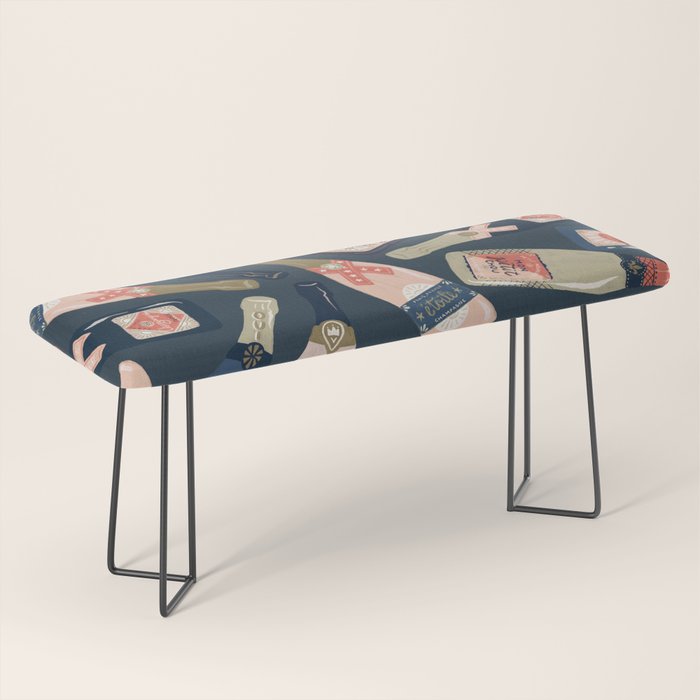 French Champagne Collection - Teal Bench Gallery Image 1