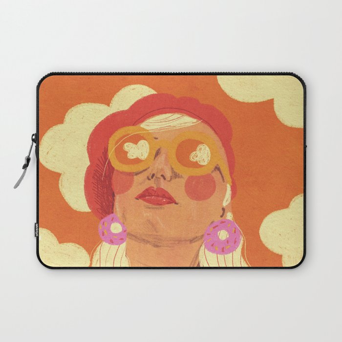 Orange sky Laptop Sleeve Gallery Image 1