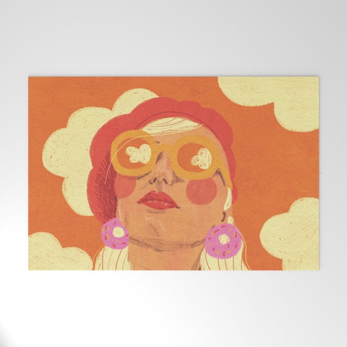 Orange sky Welcome Mat Gallery Image 1