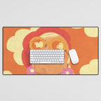 Orange sky Desk Mat Gallery Image 1