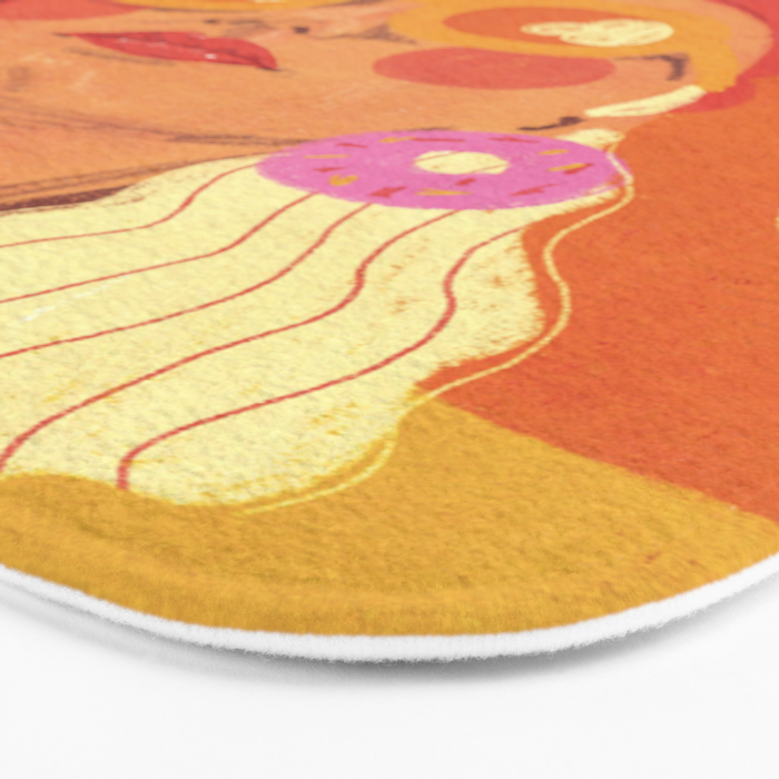 Orange sky Bath Mat Gallery Image 3