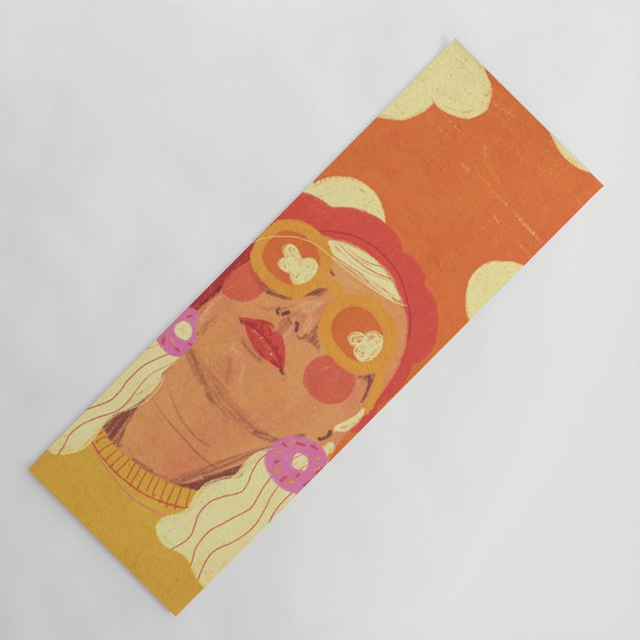 Orange sky Yoga Mat Gallery Image 1