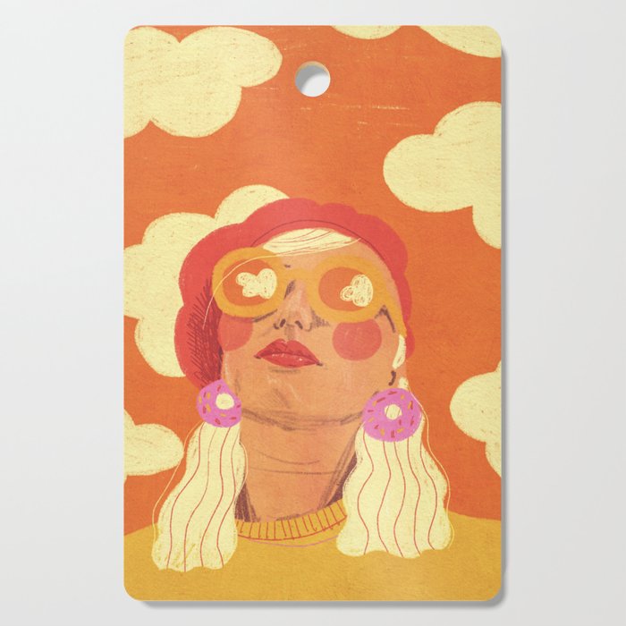 Orange sky Cutting Board Gallery Image 1