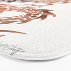 Chinese Dragon - Rose Gold Palette Bath Mat Gallery Image 3