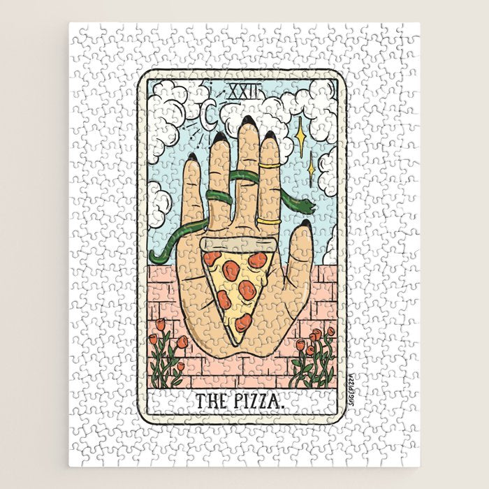 PIZZA READING (LIGHT) Jigsaw Puzzle Gallery Image 1