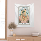 PIZZA READING (LIGHT) Wall Tapestry Gallery Image 2