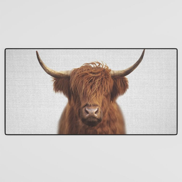 Highland Cow - Colorful Desk Mat Gallery Image 3