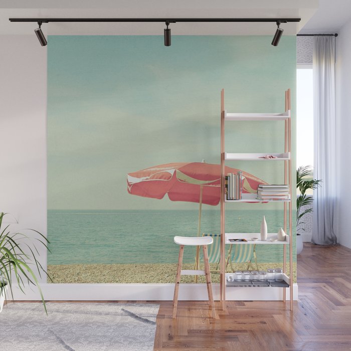 Deserted Beach Wall Mural Gallery Image 1