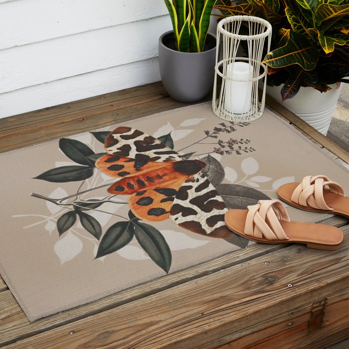 Butterfly  Outdoor Rug Gallery Image 2