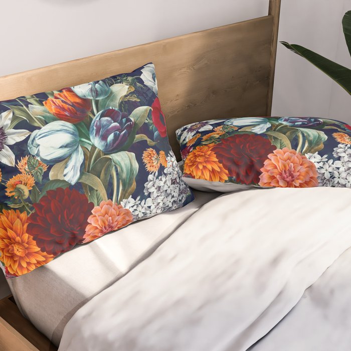 Night Garden XXXV Pillow Sham Gallery Image 2