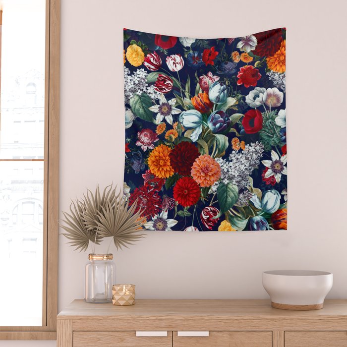 Night Garden XXXV Wall Tapestry Gallery Image 2