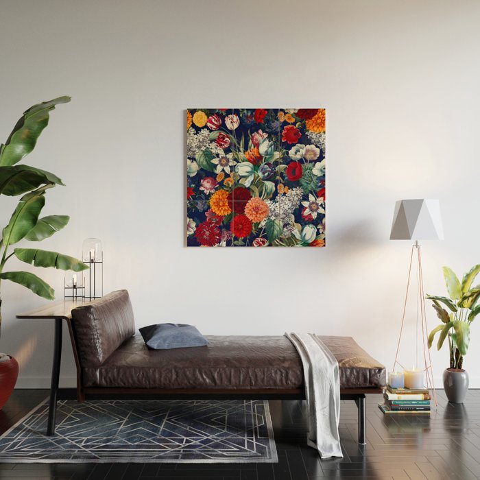 Night Garden XXXV Wood Wall Art Gallery Image 2