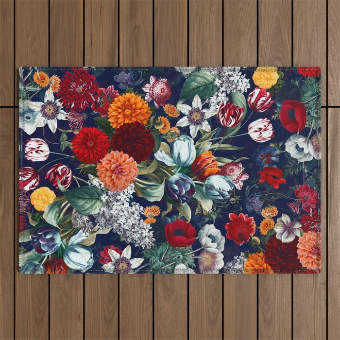 Night Garden XXXV Outdoor Rug Gallery Image 1