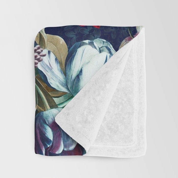 Night Garden XXXV Throw Blanket Gallery Image 3