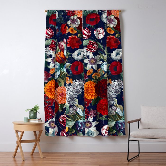 Night Garden XXXV Window Curtain Gallery Image 5