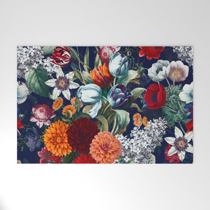 Night Garden XXXV Welcome Mat Gallery Image 1