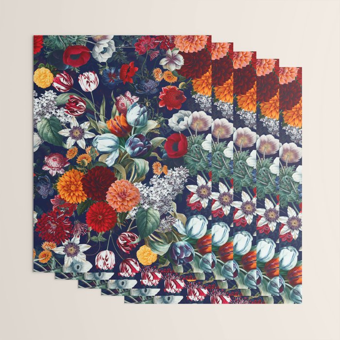 Night Garden XXXV Wrapping Paper Gallery Image 3