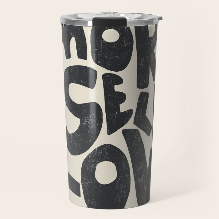 More Self Love | Black Travel Mug Gallery Image 1