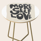 More Self Love | Black Side Table Gallery Image 2
