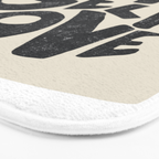 More Self Love | Black Bath Mat Gallery Image 3