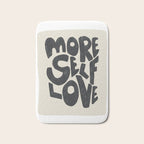 More Self Love | Black Bath Mat Gallery Image 1