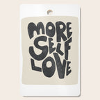 More Self Love | Black Cutting Board Gallery Image 1