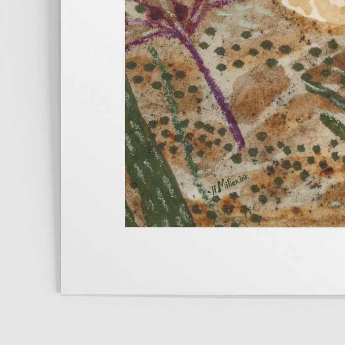 Little Morel Mushrooms in Warm Brown Poster Gallery Image 3
