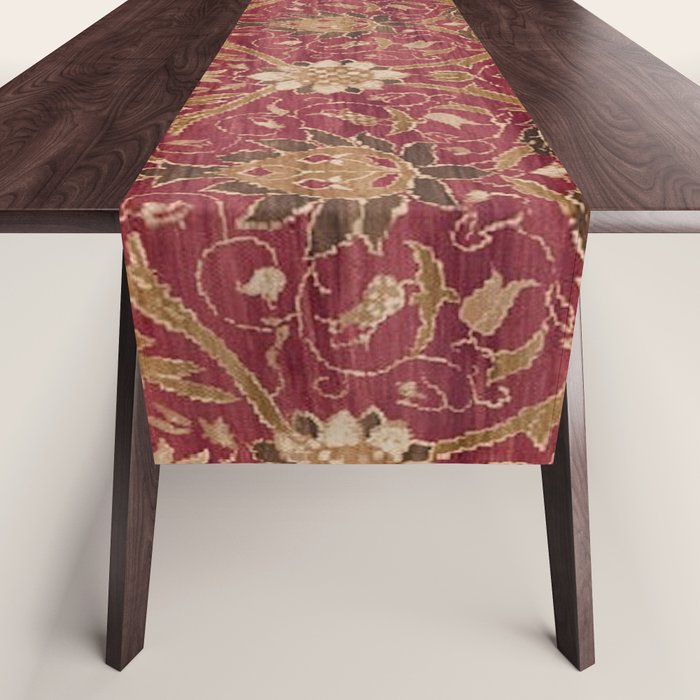 William Morris Vintage Montreal Russet Table Runner Gallery Image 1