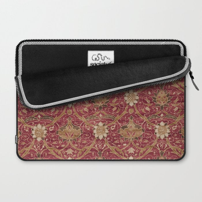William Morris Vintage Montreal Russet Laptop Sleeve Gallery Image 2