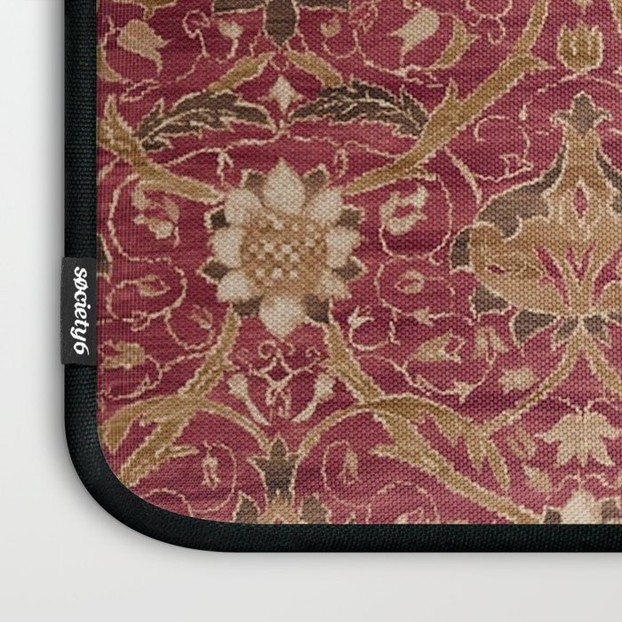 William Morris Vintage Montreal Russet Laptop Sleeve Gallery Image 3